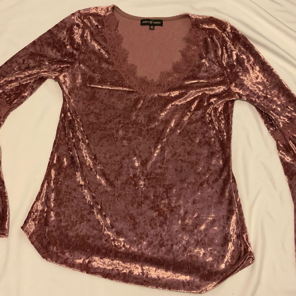 Velvet blouse